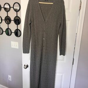 Polo Ralph Lauren Cashmere Gray Maxi Dress